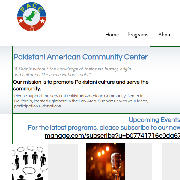 Pakistani Charity Organizations in USA - Pakistani American Community Center